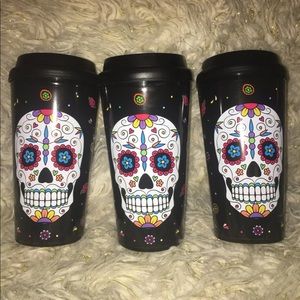 Sugar Skull Traveler Mug Tumbler